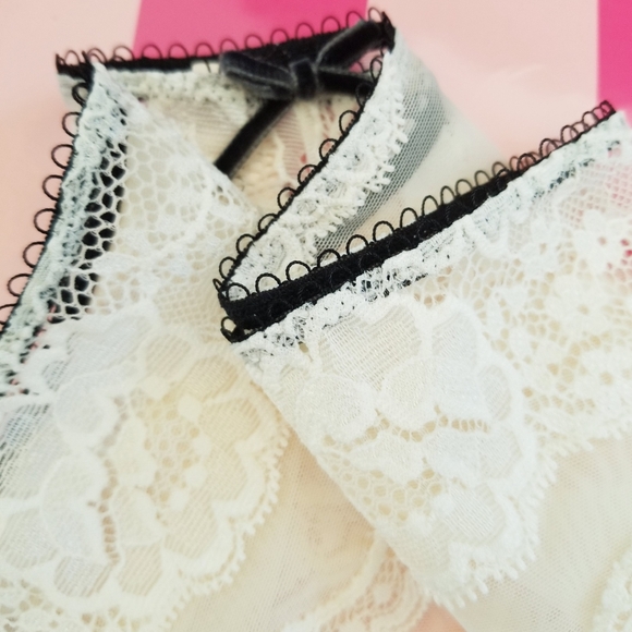 Victoria's Secret Vintage Dream Angels Lace Bikini Panty Low Rise NWT Sheer Mesh - Picture 12 of 14